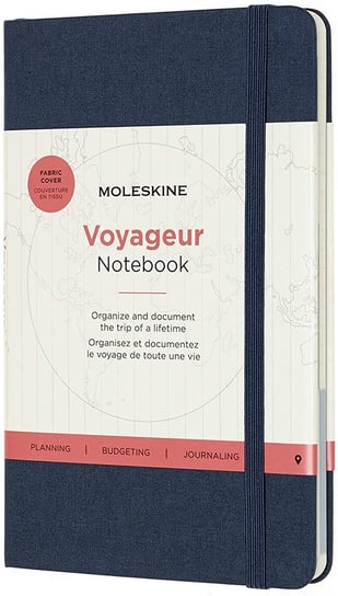 Notes Moleskine VOYAGEUR ocean blue (11.5x18 cm), 208 stron Moleskine