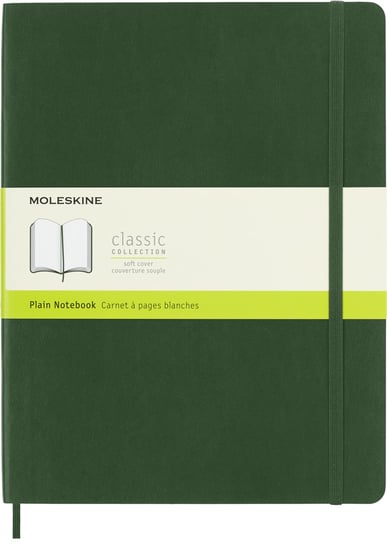 Notes Moleskine XL (19x25cm) gładki, miękka oprawa, myrtle green, 192 stron Moleskine