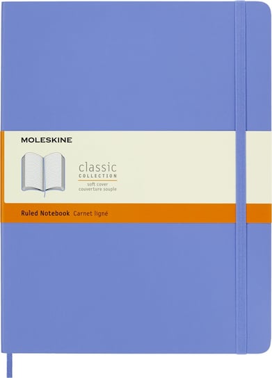 Notes Moleskine XL (19x25cm) w linię miękka oprawa, fioletowy, 192 stron Moleskine