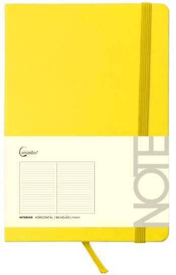 Notes Notatnik 96 Kartek A6 Żółty Gładki MP Colors