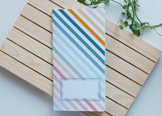 Notes Podróżnika - Journey Notebook White- Okładka Stripes Studio Forty