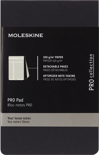 Notes reporterski PRO PAD Moleskine P (9x14 cm) czarny, 96 stron
