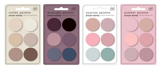 Notes samoprzylepna okrągła 35/25K 6 Kolorów Palette Int B/C Interdruk