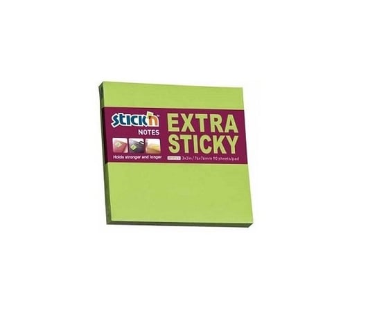 Notes samoprzylepny EXTRA STICKY 76 x 76 mm NEON Stick'n