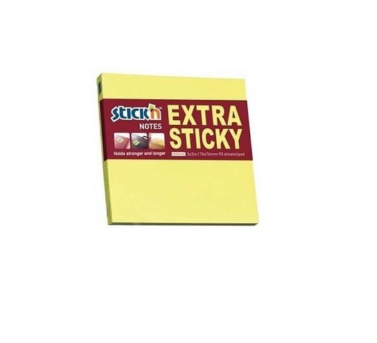 Notes samoprzylepny EXTRA STICKY 76 x 76 mm NEON Stick'n