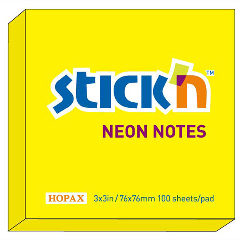 Notes samoprzylepny, żółty Stick'n