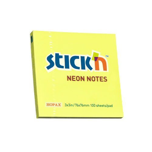 Notes samoprzylepny, żółty Stick'n