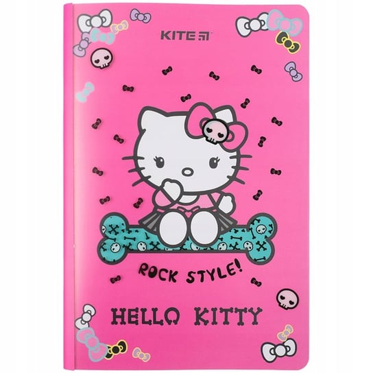 notes w kratkę a5 notatnik pamiętnik hello kitty różowy  kite KITE