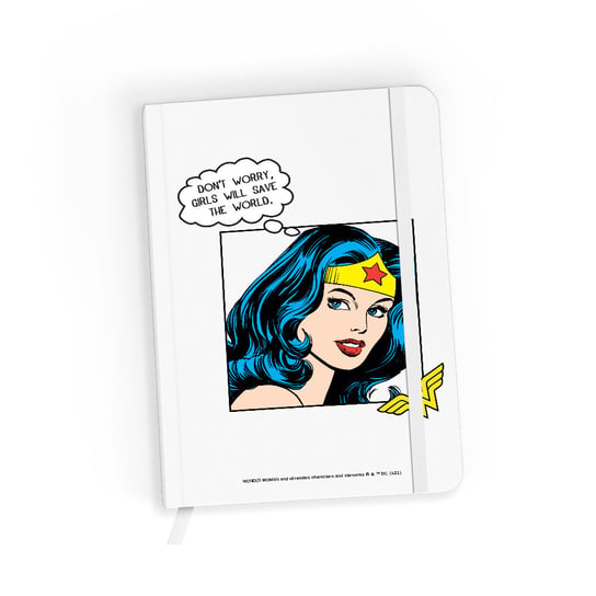 Notes w kratkę Wonder Woman 028 DC Biały DC