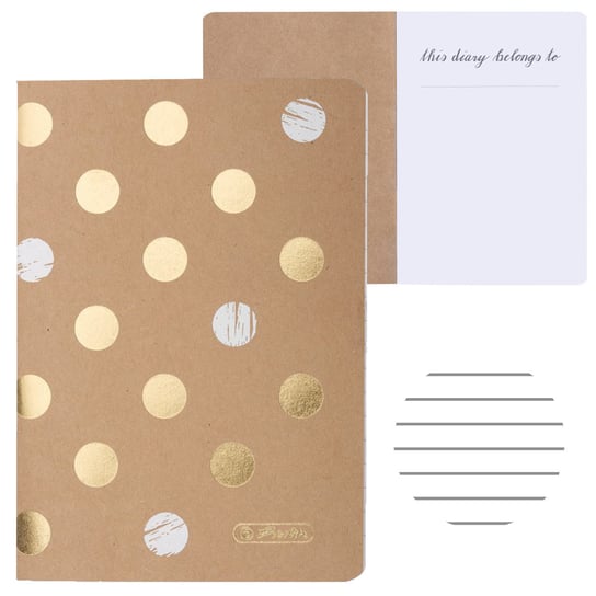 Notes w linie, A6, MyBook, Pure Glam Herlitz