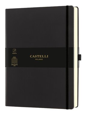 Notes w linię, Castelli Aquarella Black Sepia Castelli
