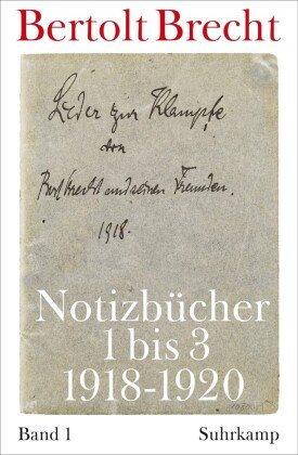 Notizbücher Brecht Bertolt