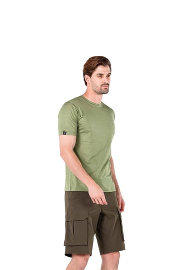Notus - 100% Wełny merynos koszulka - 135gr L, Zielony Woolona