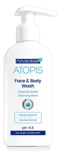 Novaclear, Atopis, płyn do mycia twarzy i ciała, 500 ml Novaclear