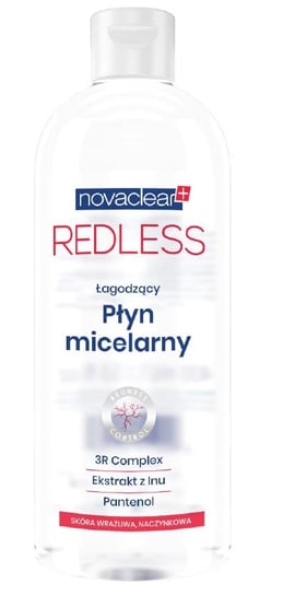 Novaclear Redless, Łagodzący Płyn Micelarny, 400 ml Novaclear