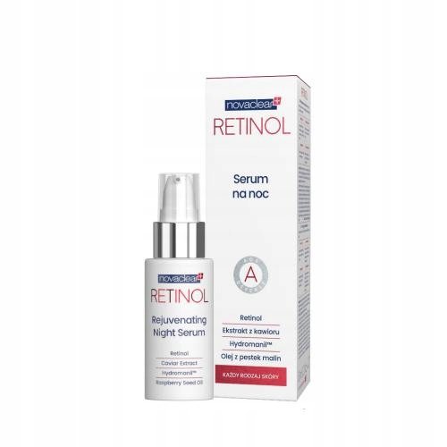 Novaclear, Retinol, Serum na noc, 30ml Novaclear