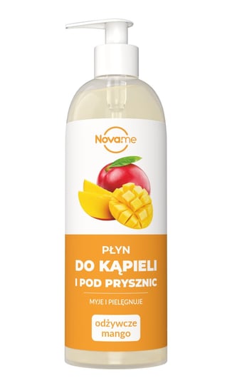 NOVAME, Odżywcze Mango, płyn do kąpieli i pod prysznic, 500 ml EQUALAN PHARMA