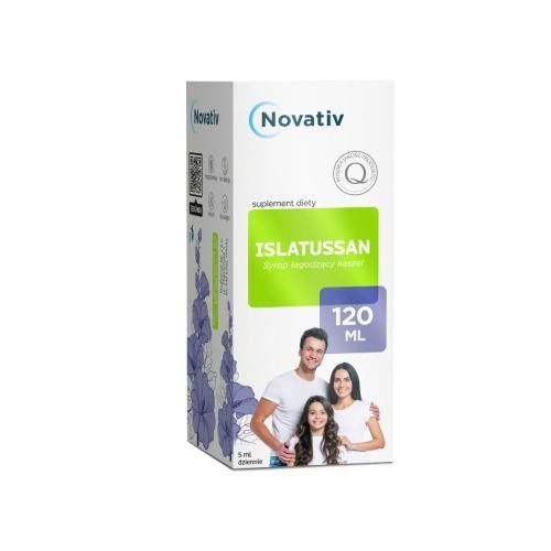 Novativ, Islatussan, Syrop, 120 ml Novativ