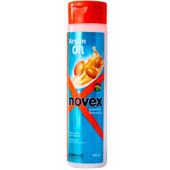 Novex Argan Oil Shampoo Szampon odżywiajacy włosy z olejkiem arganowym 300ml regeneruje, nawilża, odmładza pasma Novex