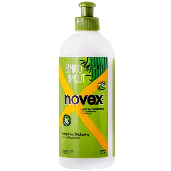 Novex, Bamboo Sprout Leave in, Odżywka do włosów suchych i łamliwych, 300 g Novex