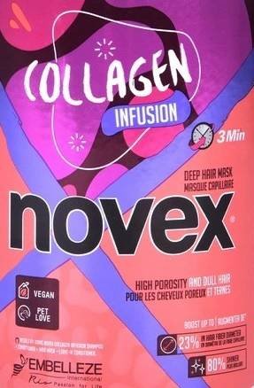 Novex, Collagen Infusion, Maska do włosów, 10 g Novex