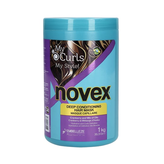 Novex, Maska do włosów kręconych, 1000 g Novex