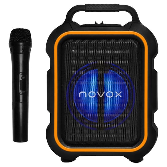 Novox Mobilite Orange - Mobilny system nagłośnieniowy MP3 USB/SD Bluetooth z mikrofonem NOVOX
