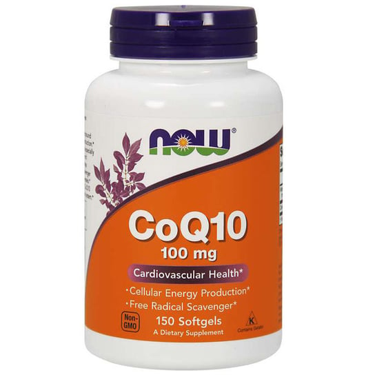 Now Coq10 100Mg Suplementy diety, 150 kaps. Now Foods