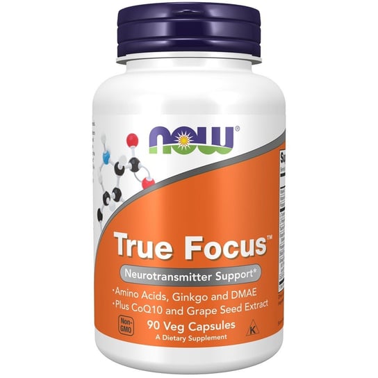 Now Fods, True Focus, 90 kaps. Suplement diety Now Foods