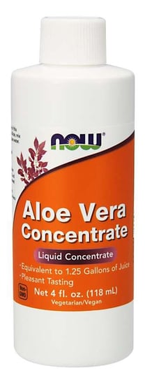 Now Foods Aloe Vera Concentrate (koncentrat z liści aloesu) 118 ml Now Foods