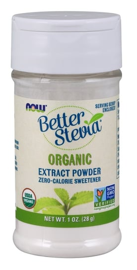NOW Foods - Better Stevia, Organic, Proszek, 28g Now Foods