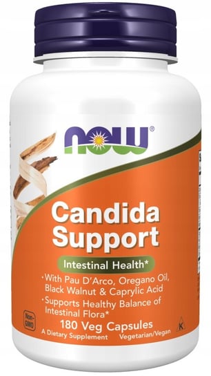 Now Foods, Candida Support, 180 kaps. Now Foods