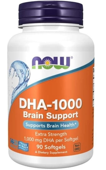 NOW Foods DHA-1000 wsparcie mózgu 90 kapsułek Now Foods