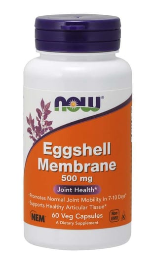 Now Foods, Eggshell Membrane 500 Mg, Suplement diety, 60 kaps. Now Foods