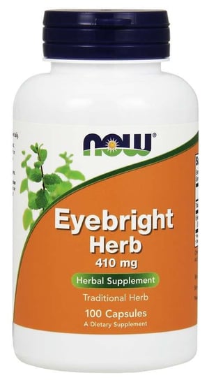 Now Foods, Eyebright Herb - Świetlik Łąkowy,  Suplement diety, 100 kaps. Now Foods