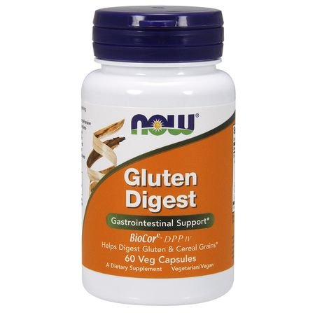Now Foods Gluten Digest Suplement diety, 60 kaps. wegańskich Now Foods