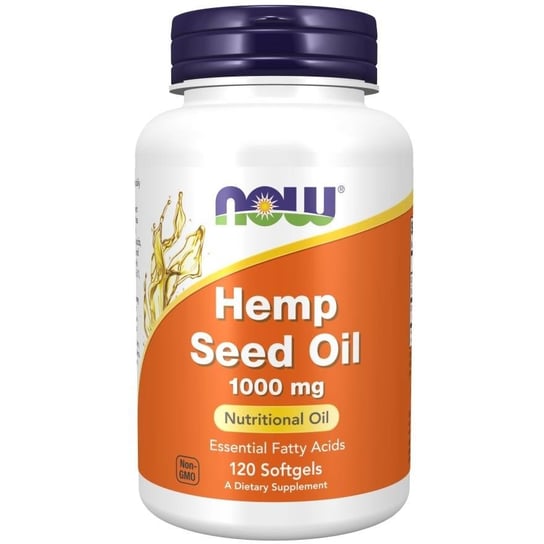 Now Foods, Hemp Seed Oil 1000 mg, Suplement diety, 120 kaps. Now Foods