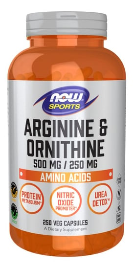 Now Foods, L-Arginina 500 Mg + L-Ornityna Inna marka