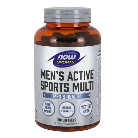 Now Foods, Men'S Active Sports Multi, 180 Inna marka