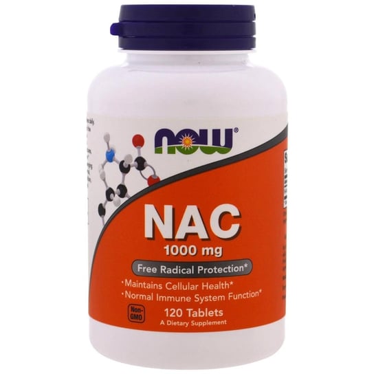 NOW FOODS NAC N-Acetylo-L-Cysteina 1000mg 120 tab Now Foods