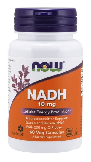 Now Foods Nadh 10 Mg - Suplement diety, 60 kapsułek Now Foods