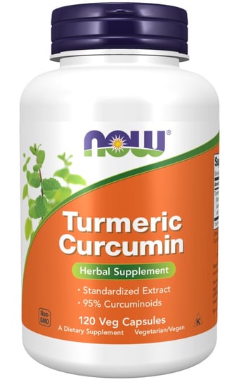 Now Foods, Turmeric Curcumin 665 mg, Suplement diety, 120 kaps. Inna marka