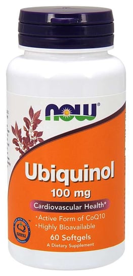 Now Foods Ubiquinol 100 mg Suplement diety, 60 kaps. Now Foods