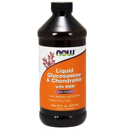 NOW Liquid Glucosamine&Chondroitin With MSM 473ml Now Foods