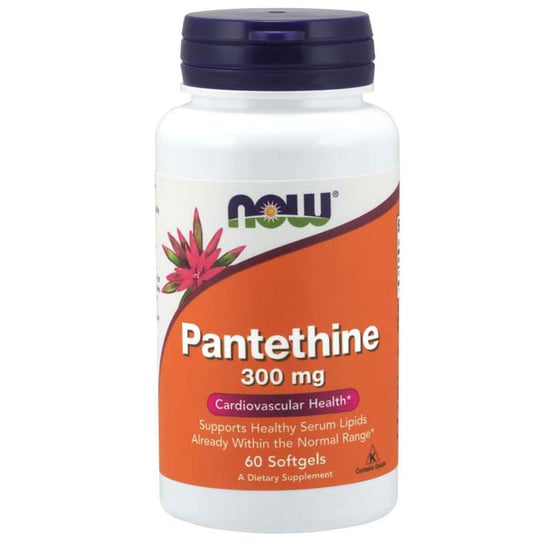 Now Pantethine 300Mg Suplementy diety, 60 kaps. Now Foods