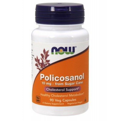 Now, Policosanol 10 mg, 90 kaps. Now