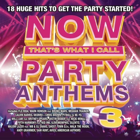 Now That's What I Call Party Anthems 3 Various Artists