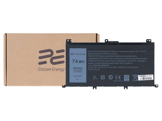 Nowa bateria Encore Energy do Dell Inspiron 15 5576 5577 7557 7559 7567 7566 74Wh 11.1V 6600mAh 357F9 Inna marka