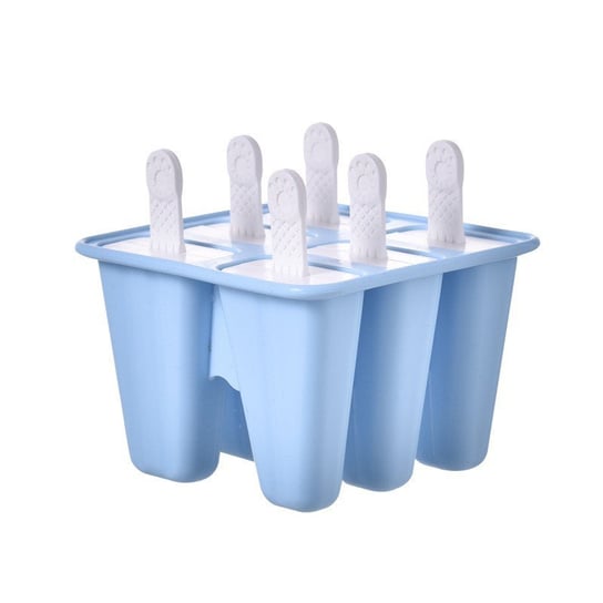 Nowa kreatywna kostkarka do lodu Popsicle Mold-6 Grids Blue OEM