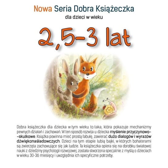 Nowa Seria Dobra Książeczka 2,5-3 lat Starok Agnieszka